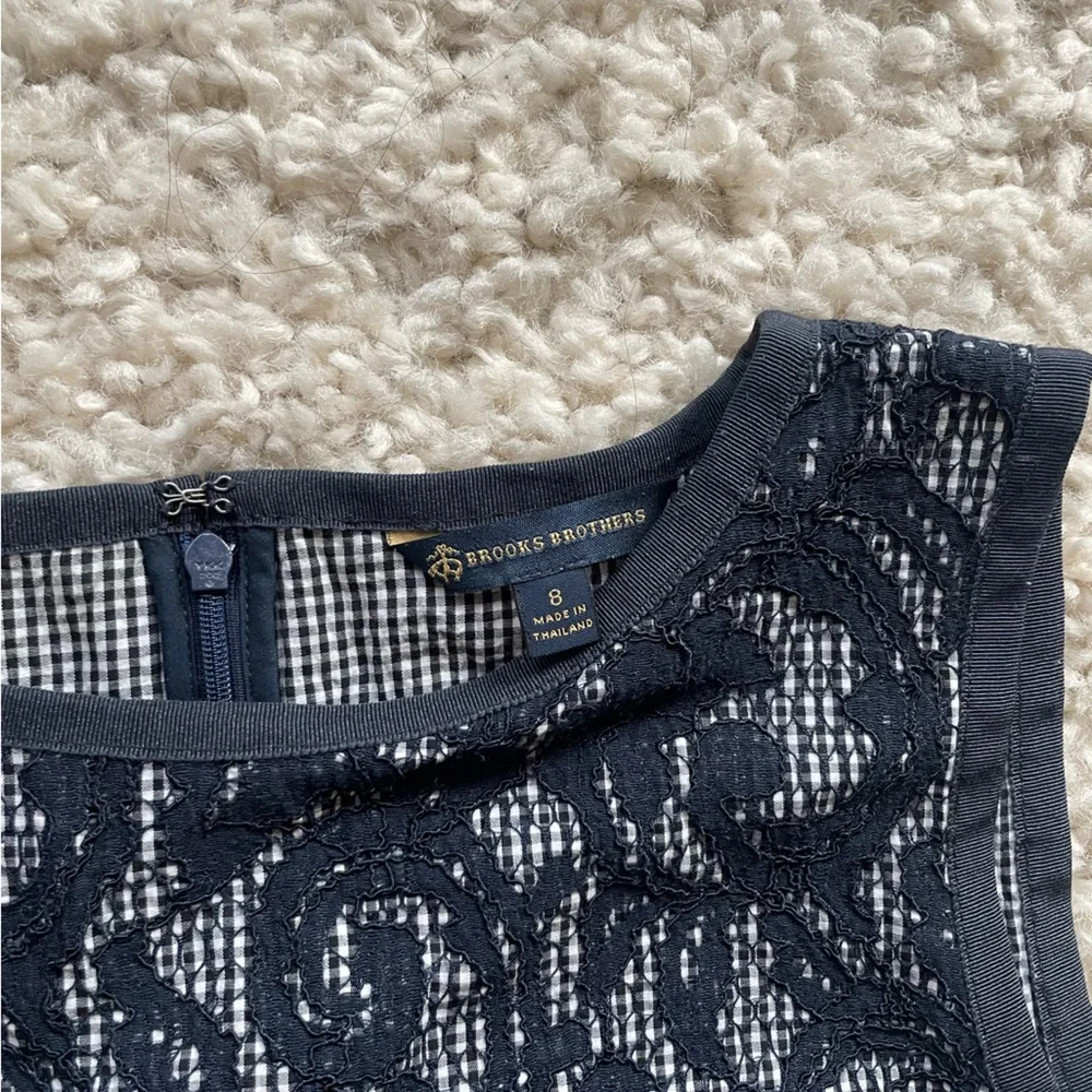 Brooks Brothers Navy Shift Dress (size 8) - Picture 3 of 4